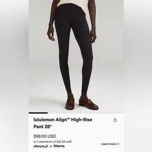 Lululemon align leggings